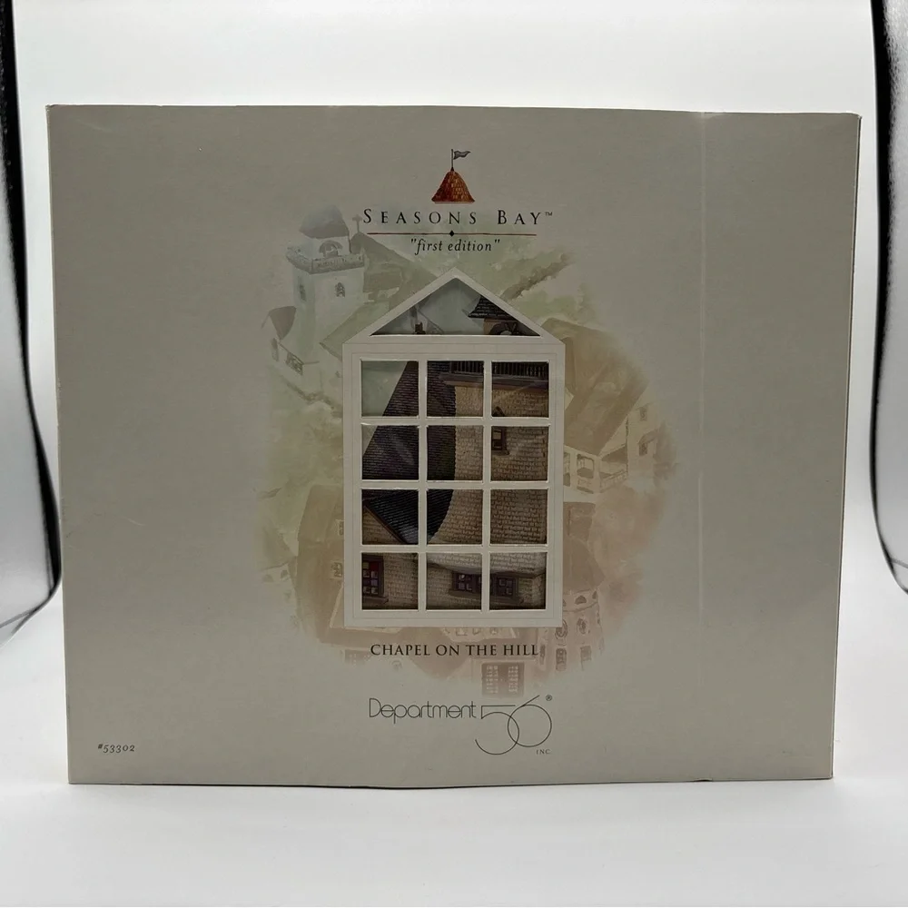 Department 56‎ 1998 Seasons Bay Chapel On The Hill First Edition 53302 Retired